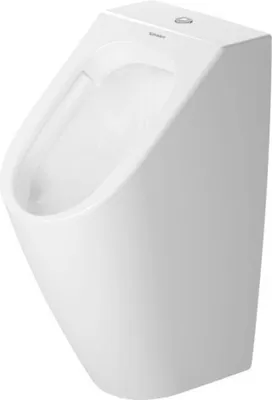 Produktbild von Urinal ME by Starck RIMLESS 0,5 l Zul v ob o Fliege HG weiß HygieneGlaze weiß