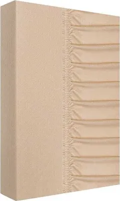 Immagine prodotto di Lenzuolo con angoli, spesso, jersey 100% cotone, 90x200 cm 90x200 avorio