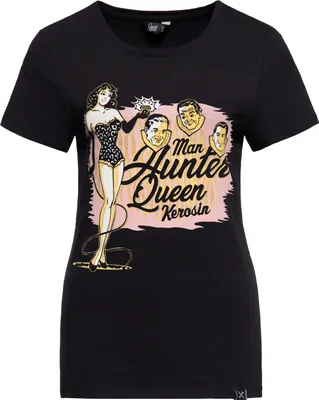 Produktbild von Queen Kerosin T-Shirt - Man Hunter Schwarz S