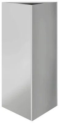 Productafbeelding van vidaXL Plantenbak, driehoekig, 40x34,5x75 cm, verzinkt staal