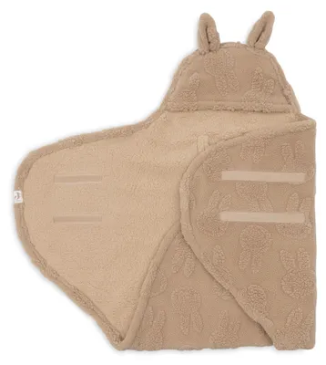 Produktbild von Einschlagdecke für Babyschale Miffy Jacquard Teddy - Biscuit