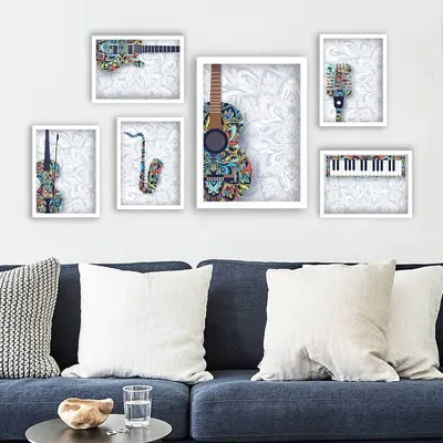 Produktbild von Wallity, SET_0100- LUL1212, Bunt, Leinwandbilder, 24 x 29 cm, 100% MDF (Dicke: 2 cm)