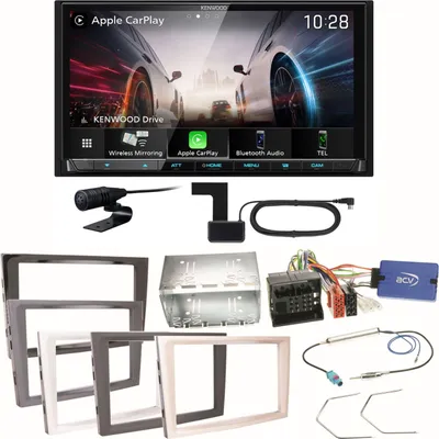 Produktbild von Kenwood DMX8021DABS CarPlay Einbauset für Opel Astra H Corsa D Zafira B Antara