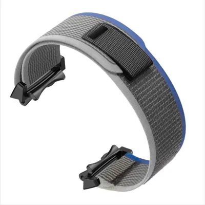 Image de INF Bracelet en nylon tissé respirant pour Amazfit T-Rex3 léger ajustable 1 pièce Gris