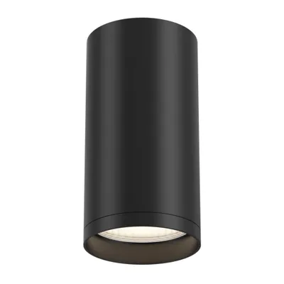 Immagine prodotto di Plafoniera, montaggio a superficie, alluminio, 1 luce, nero, H 10 cm