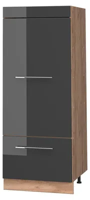 Zdjęcie produktu dla Opbergkast Vicco Fame-Line Antracyt połysk/Dąb goldkraft 60 cm, Model 62660