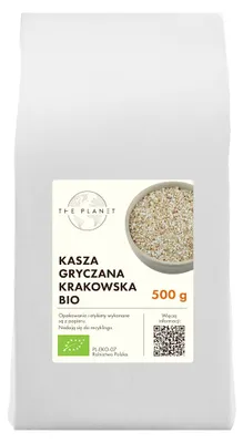 KASZA GRYCZANA KRAKOWSKA NIEPALONA BIO 500 g - THE PLANET