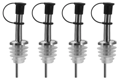 Obrázok produktu pre Westmark 4 nálevky "Inox Standard", silikónový korok, uzáver s pútkom, 453322E3