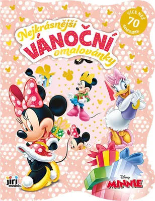 Produktbild von Die schönsten Weihnachtsausmalbilder mit Minnie-Aufklebern