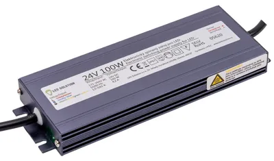 Obrázek produktu pro LED Solution LED zdroj (trafo) 24V 100W IP67 SLIM 05620