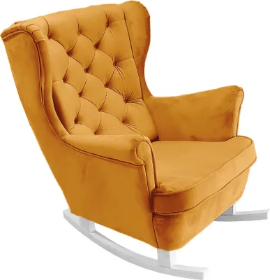Image de DomoHome Fauteuil de relaxation Fauteuil avec accoudoirs Fauteuil TV Lounge Fauteuil rembourré Fauteuil Couch Fauteuil de salon Fauteuil à oreilles | 102x81x95cm | Or_29821