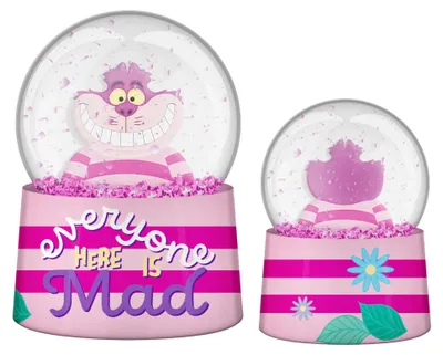 Schneekugel Alice im Wunderland Grinsekatze 7,5 cm