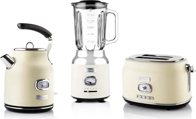 Produktbild von Westinghouse TOMIKO 1 - Frühstücksset Retro - 3er - weiß
