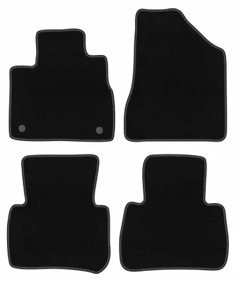 Image de Tapis de sol en moquette pour Nissan Murano Z51 2008-2015 (SUV) – jeu 4 pièces, noirs, sur mesure – Wielganizator BASIC
