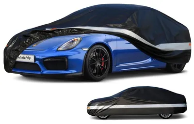 Produktbild von Autoabdeckung 10 Lagen Wasserdicht Ganzjahresschutz Schwarz für Coupe Hatchback