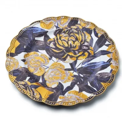 Produktbild von TELLER Ø 33 cm Kunststoff Platzteller Unterteller Hellrosa MONDEX BLANCHE PEONY