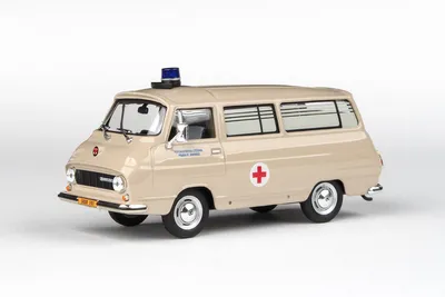 Obrázek produktu pro Abrex 1:43 Škoda 1203 Sanitka-převozka Bohnice.