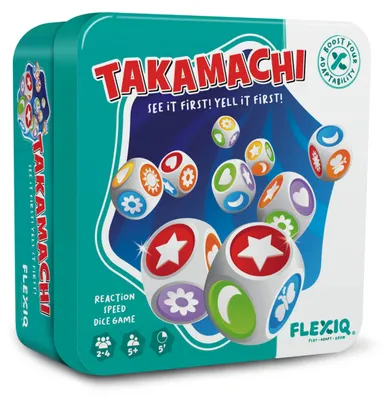 Produktbild von FLEXIQ Takamachi Würfelspiel | Kinderspiele ab 5 Jahre |Gesellschaftsspiele für