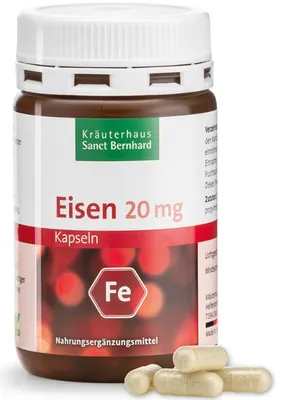 Produktbild von Sanct Bernhard Eisen – Kapseln – 120 Kapseln