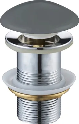 Produktbild von Mexen runder Klick-Klack-Stöpsel, Dunkelgrau matt - 79910-71