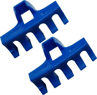 Productafbeelding van 2 stuks badmintonrackets, gewichtsverdelers, drukverminderaars, bescherming voor de meeste besnaarmachines