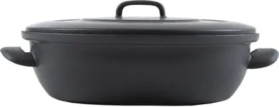 Produktbild von Emaille-Kasserolle mit Deckel 28 cm