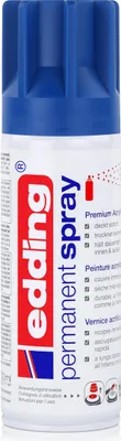 Produktbild von edding Permanent Spray enzianblau 200 ml Premium Acryllack, RAL 5010