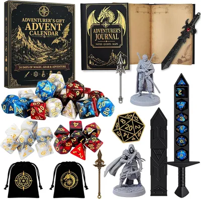 Zdjęcie produktu dla Kalendarz adwentowy D&D 2026 - 24 niespodzianki