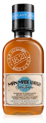Obrázok produktu pre 18.21 Man Made 3-v-1 sprchový gél, šampón a kondicionér – Absolute Mahogany 100 ml