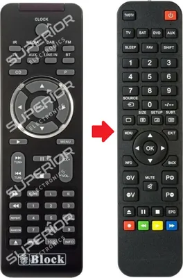 Produktbild von Ersatz Fernbedienung für Audio Block MHF800 / MHF900