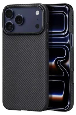 Imagen del producto de Funda Pitaka para iPhone 17 Pro Max, MagEZ 7 600D, Ultra-Fina, MagSafe, /Gris