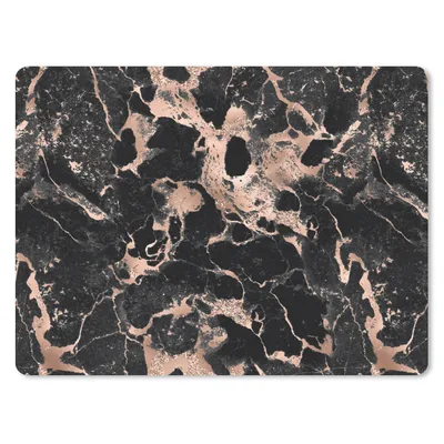 Produktbild von MuchoWow® Mauspad Mousepad Marmor - Rose - Muster - Chic 40x30 cm - Mousepads - Maus Mat - Pad - Mausunterlage - Anti Rutsch