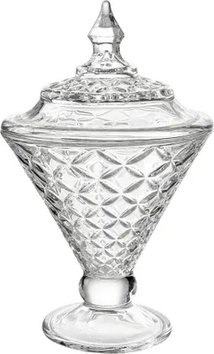 Produktbild von Clayre & Eef Glastopf Ø 12x19 cm Transparant Glas