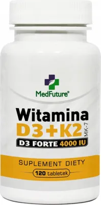 Produktbild von VITAMIN D3 4000 + K2 MK-7 FORTE MedFuture 120 Tabs