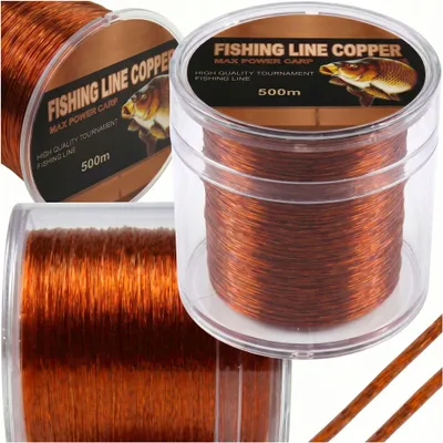 Obrázok produktu pre Medená Rybárska Šňůra Carp Feeder Grunt Plovec 0,25 Mm 13 Kg 500 M