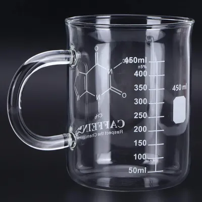 Image de Verre à mesurer de 450 ml, résistant à la chaleur, transparent, avec anse