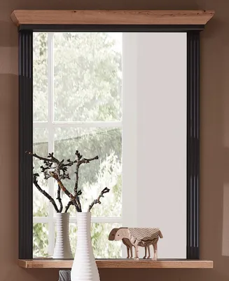 Zdjęcie produktu dla Wandspiegel >Jasmin< in Graphit - 65x83x15cm (BxHxT)