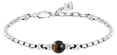 Immagine prodotto di Bracciale da uomo con occhio di tigre Pietre S1750