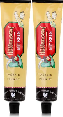 Produktbild von Mautner Hütten-Senf mit Kren 200g - würzig pikant (2er Pack)