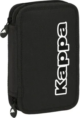 Produktbild von Safta Double Federmäppchen Schwarz  Mann Schwarz One Size