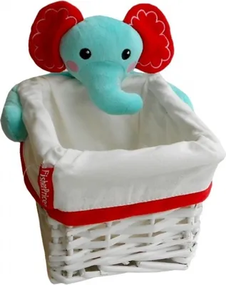 Image de Boîte de rangement Elefant 4,16 litres blanc / bleu