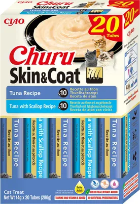 Obrázok produktu pre Inaba Cat Churu Haut & Fell Thunfisch 20X14G (280G) Eu131