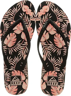 Produktbild von Reef Damen Seaside Prints Flipflop, Coral Leaves, 38.5 EU