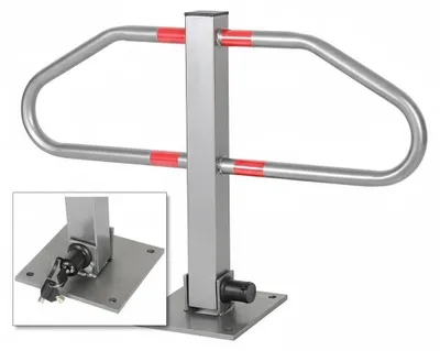 Image de Poteau de stationnement pliable avec 3 clés