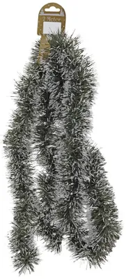 Produktbild von Tannengirlande 200 cm grün weiß