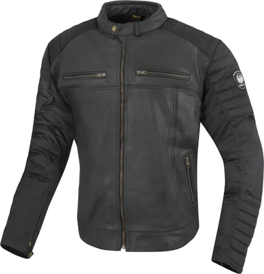Produktbild von Merlin Ridge Motorrad Lederjacke, schwarz, M