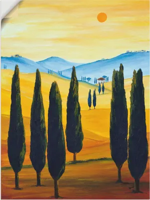 Produktbild von ARTland Wandbild, selbstklebend Sehnsucht nach der Toskana Größe: 30x40 cm