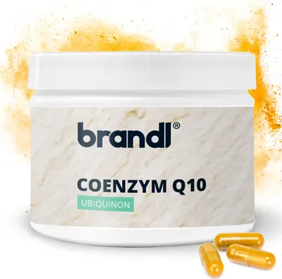 Produktbild von brandl® Q10 Kapseln hochdosiert | Coenzym Q10 Ubiquinon Premium | Vegan