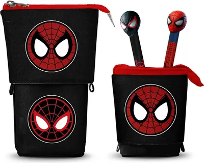 Produktbild von Spider-Man Pop Up Federmäppchen mit 2 löschbaren Gelstiften
