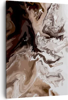 Produktbild von Bild auf Leinwand - Leinwandbild - Einteilig - Abstraktion modern - 50x70cm - Wand Bild - Wanddeko - Wandbilder - Leinwanddruck - Wanddekoration - Leinwand bilder - Wandbild - PA50x70-4073
